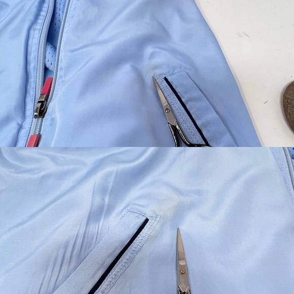 Y2K Oleg Cassini Sport Convertible Windbreaker Jacket Size XLP Removable Sleeves - Picture 16 of 16